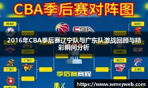 2016年CBA季后赛辽宁队与广东队激战回顾与精彩瞬间分析